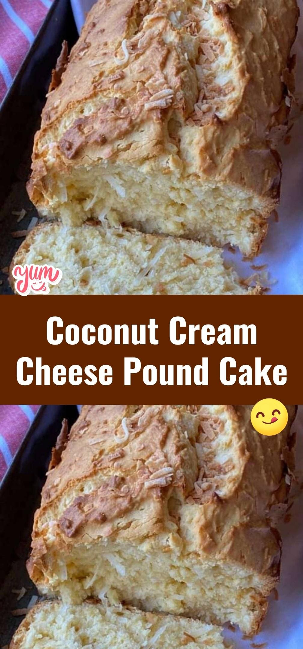 Coconut Cream Cheese Pound Cake