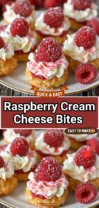 Raspberry Cream Cheese Bites Raspberry Cream Cheese Bites