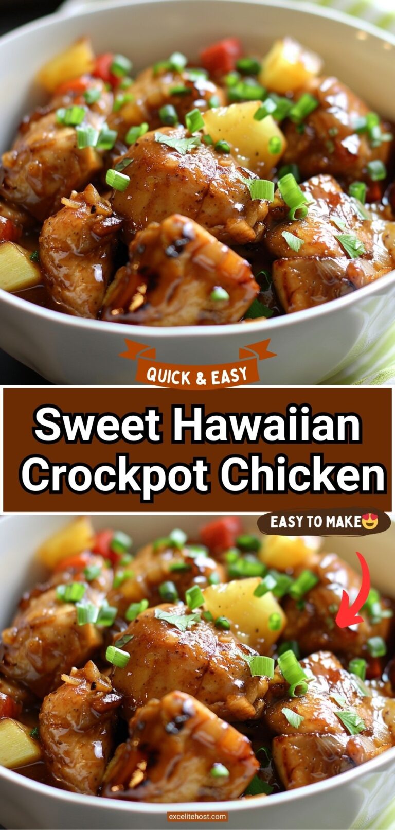 Sweet Hawaiian Crockpot Chicken