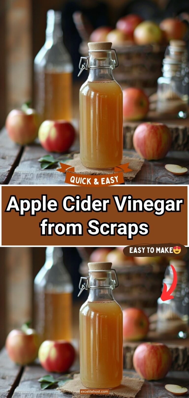Apple Cider Vinegar from Scraps
