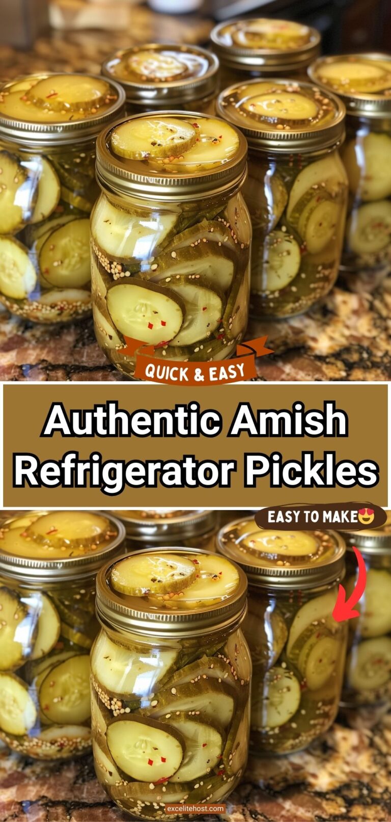 Authentic Amish Refrigerator Pickles