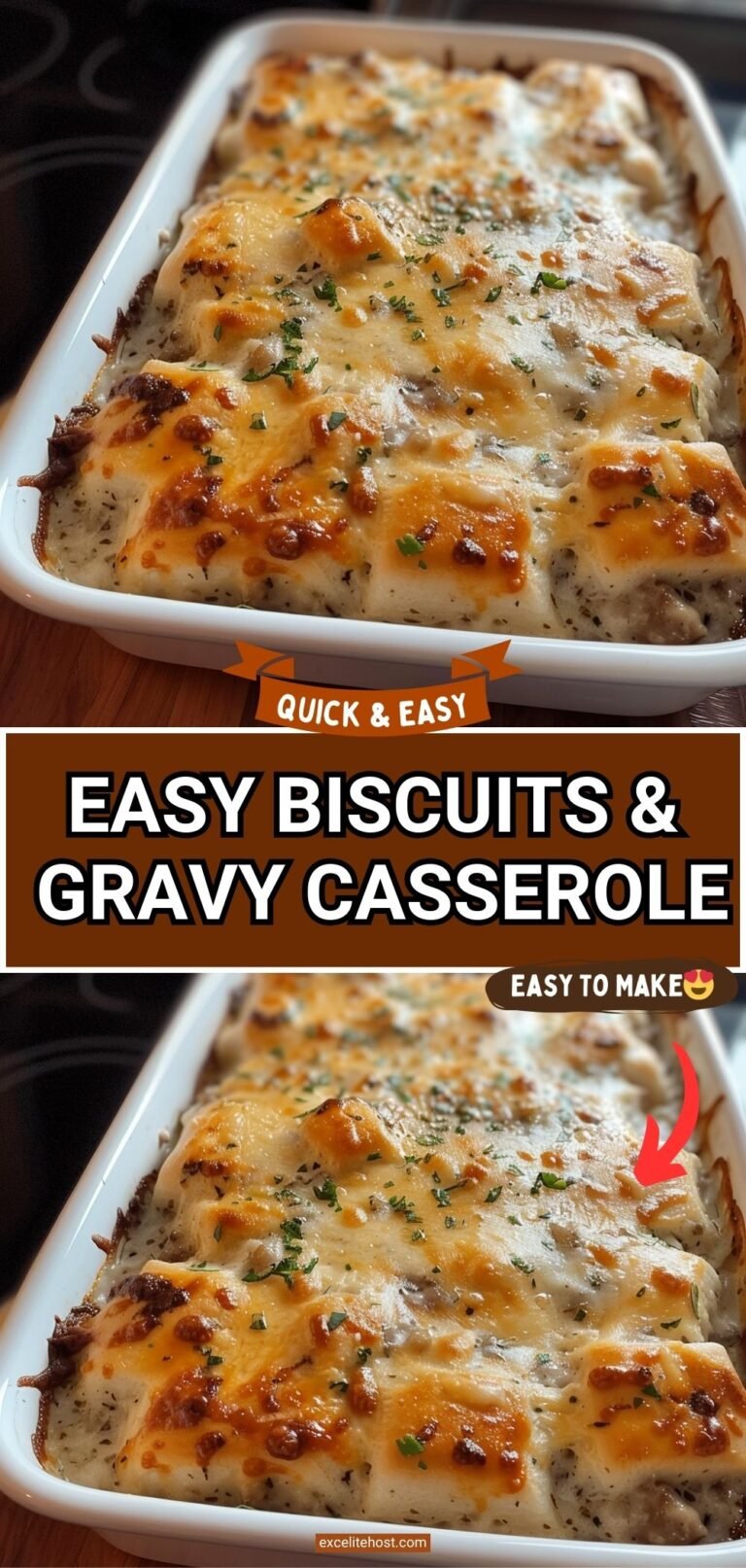 BISCUITS & GRAVY CASSEROLE
