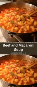 Beef and Macaroni Soup