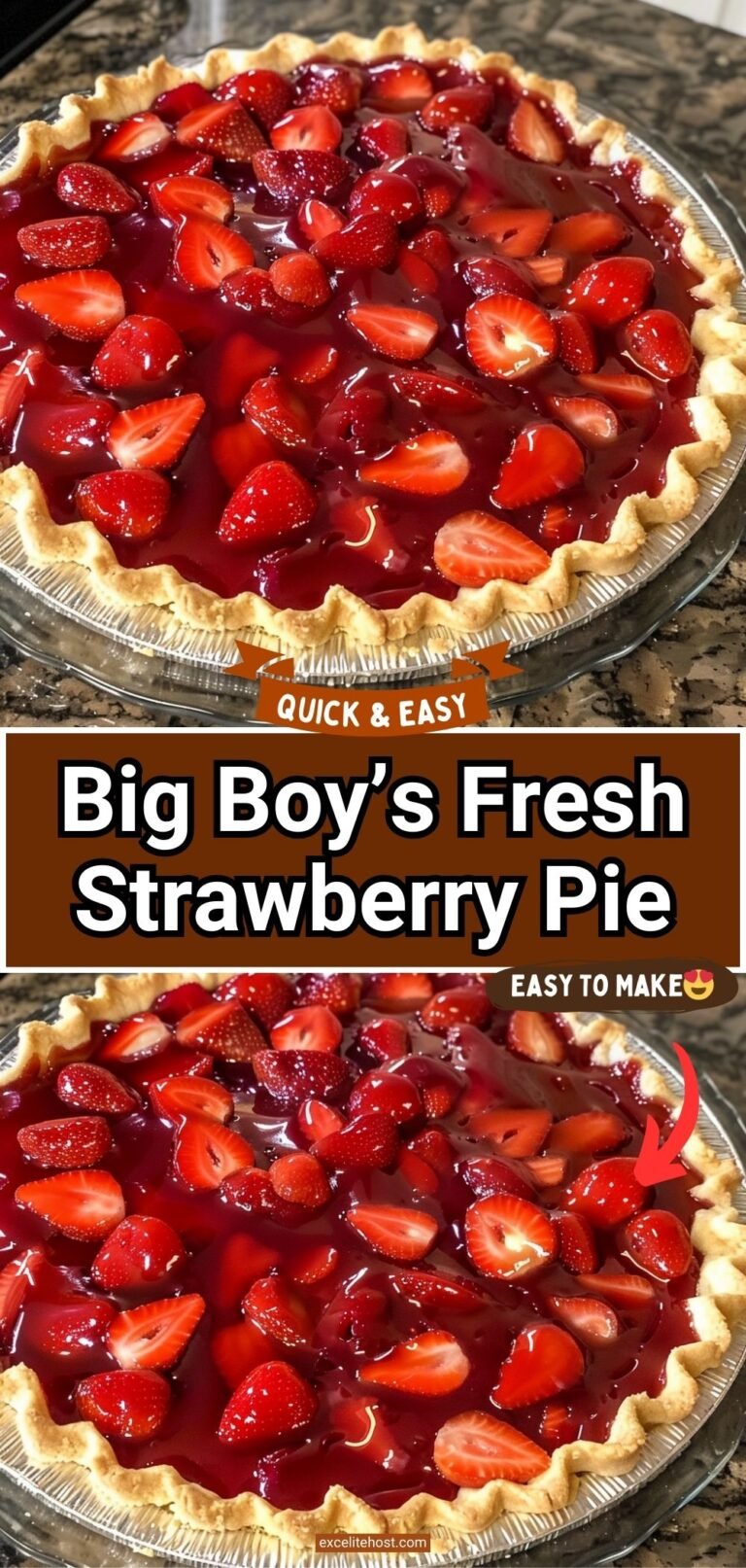 Big Boy’s Fresh Strawberry Pie