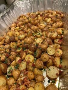 GARLIC PARMESAN ROASTED POTATOES GARLIC PARMESAN ROASTED POTATOES