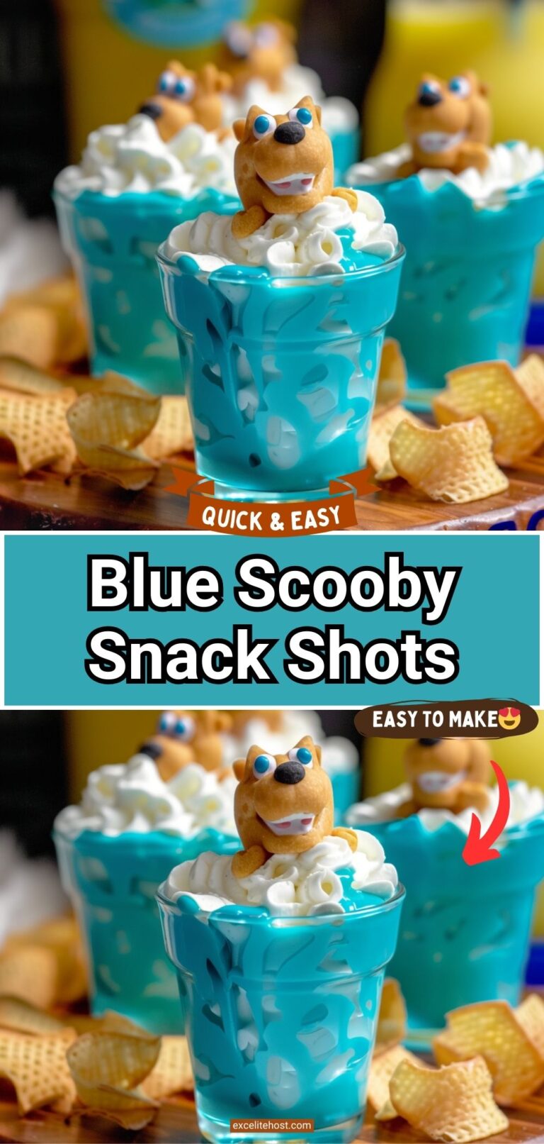 Blue Scooby Snack Shots