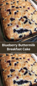 Blueberry Buttermilk Breakfast Cake Blueberry Buttermilk Breakfast Cake