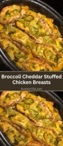 Broccoli Cheddar Stuffed Chicken Breasts