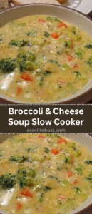 Broccoli & Cheese Soup Slow Cooker Broccoli & Cheese Soup Slow Cooker
