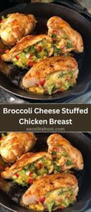 Broccoli Cheese Stuffed Chicken Breast