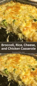 Broccoli, Rice, Cheese, and Chicken Casserole Broccoli, Rice, Cheese, and Chicken Casserole