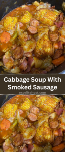 Cabbage Soup With Smoked Sausage