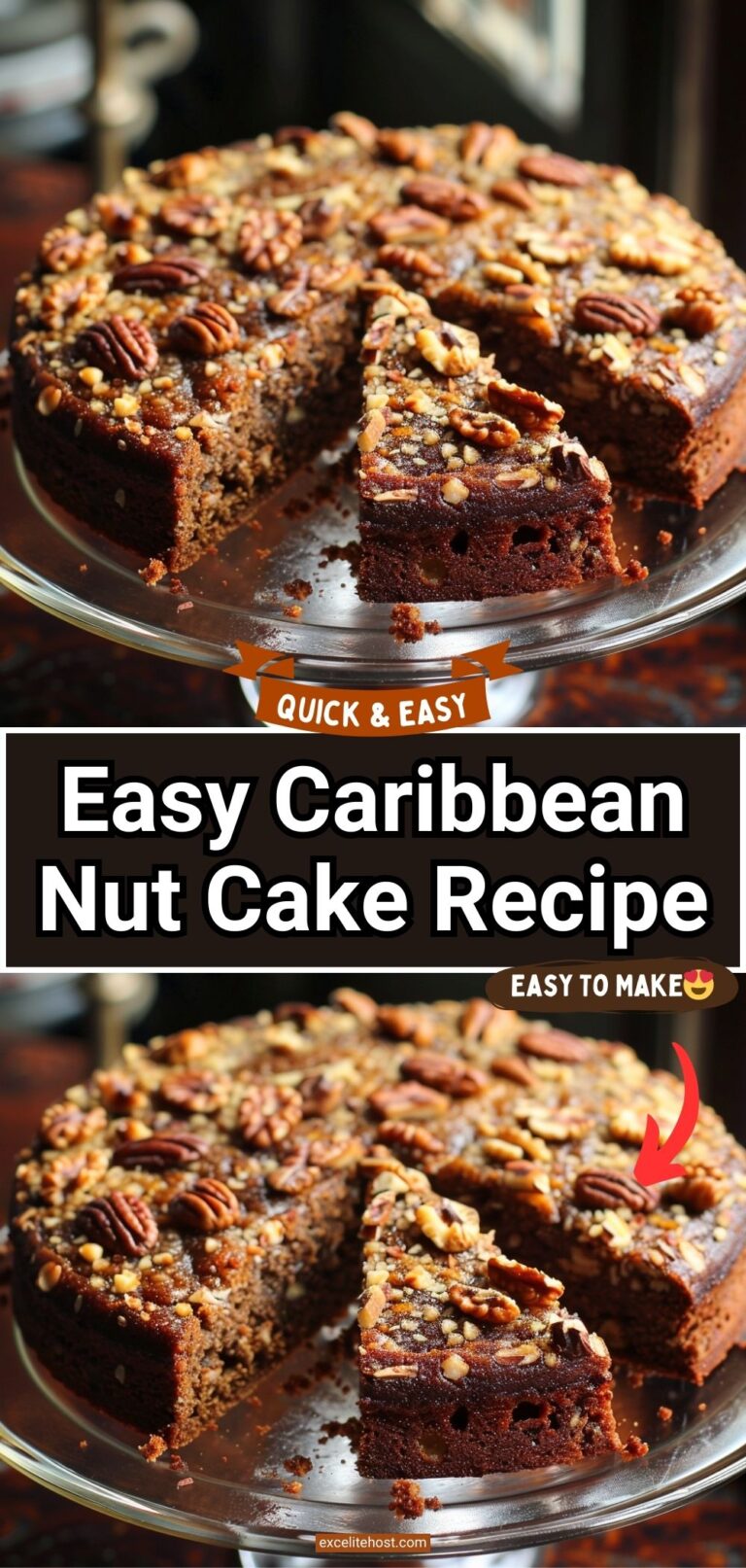 Caribbean Nut Cake