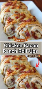 Chicken Bacon Ranch Roll-Ups Chicken Bacon Ranch Roll-Ups