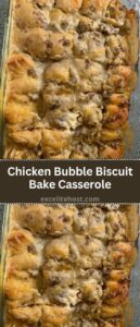 Chicken Bubble Biscuit Bake Casserole