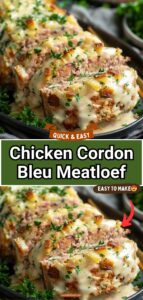Chicken Cordon Bleu Meatloaf