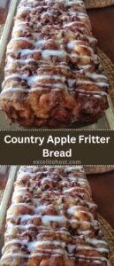 COUNTRY APPLE FRITTER BREAD Country Apple Fritter Bread