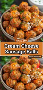 Cream Cheese Sausage Balls