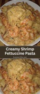 Creamy Shrimp Fettuccine Pasta