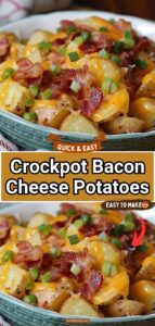 Crockpot Bacon Cheese Potatoes
