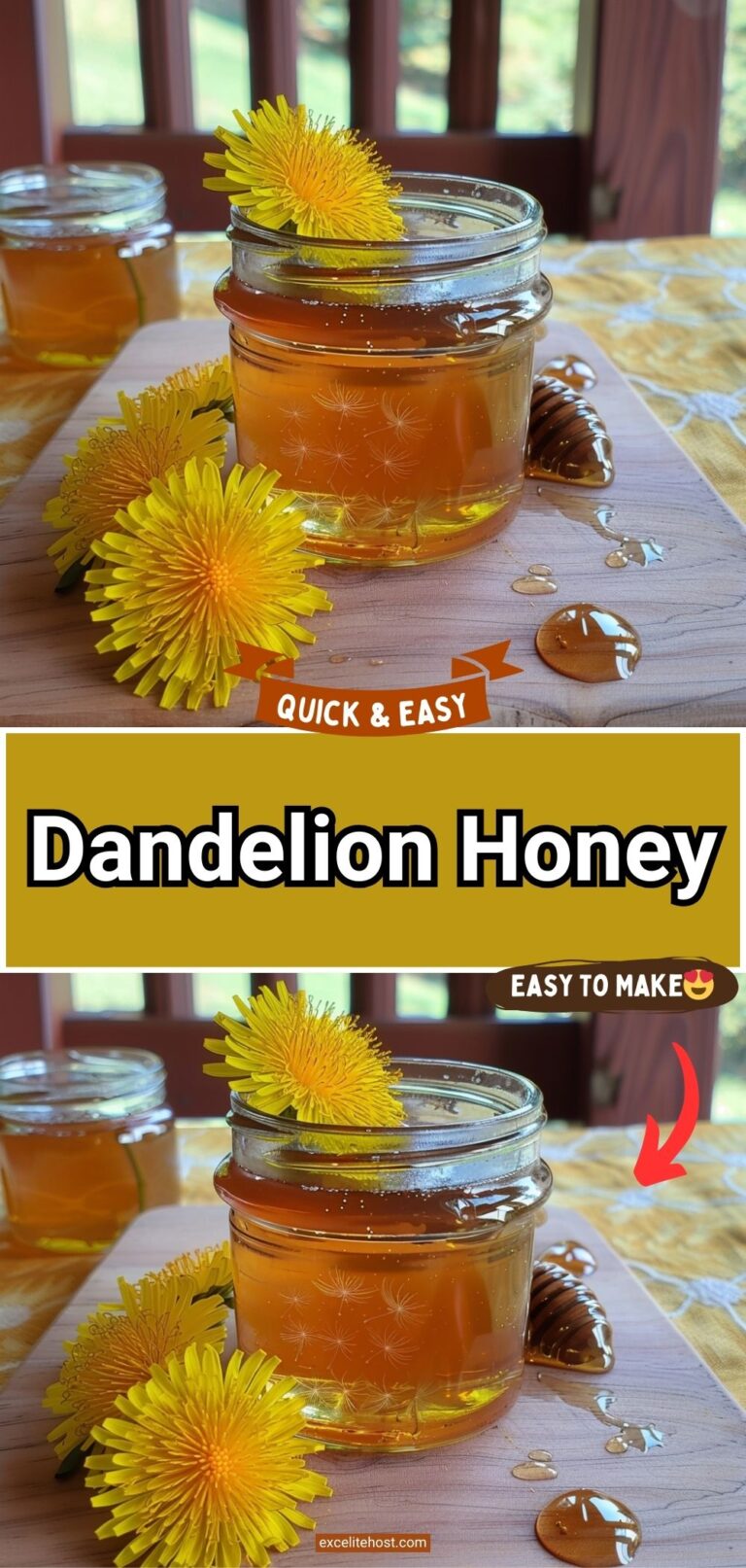 Dandelion Honey
