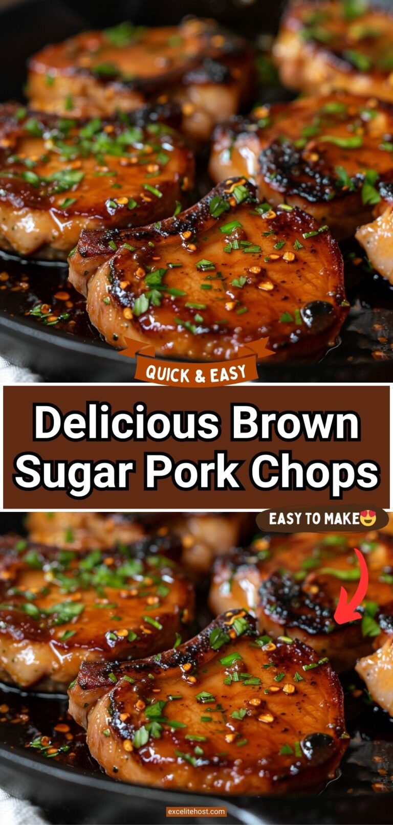 Delicious Brown Sugar Pork Chops