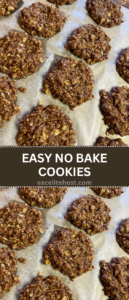 EASY NO BAKE COOKIES