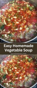 Easy Homemade Vegetable Soup