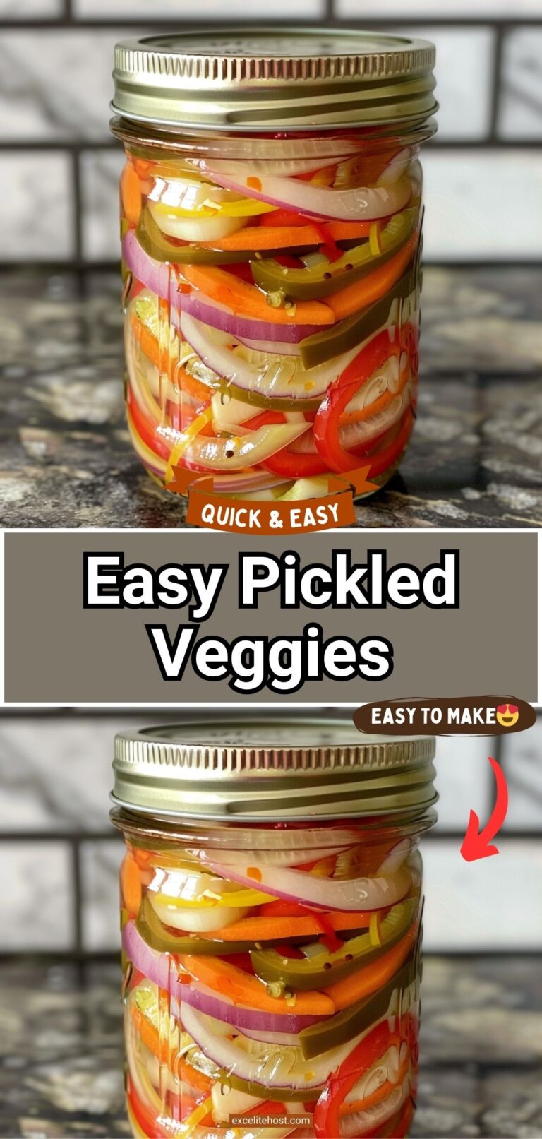 Easy Pickled Veggies