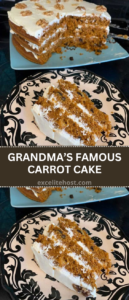GRANDMA’S FAMOUS CARROT CAKE