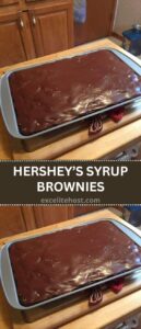 HERSHEY’S SYRUP BROWNIES