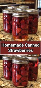 Homemade Canned Strawberries Homemade Canned Strawberries