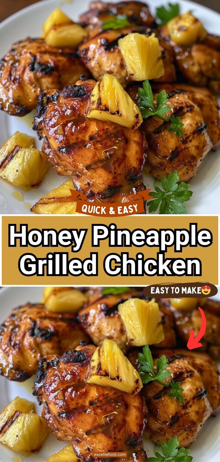 Honey Pineapple Grilled Chicken