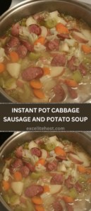 INSTANT POT CABBAGE SAUSAGE AND POTATO SOUP INSTANT POT CABBAGE SAUSAGE AND POTATO SOUP