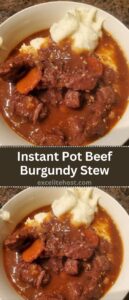 Instant Pot Beef Burgundy Stew Instant Pot Beef Burgundy Stew