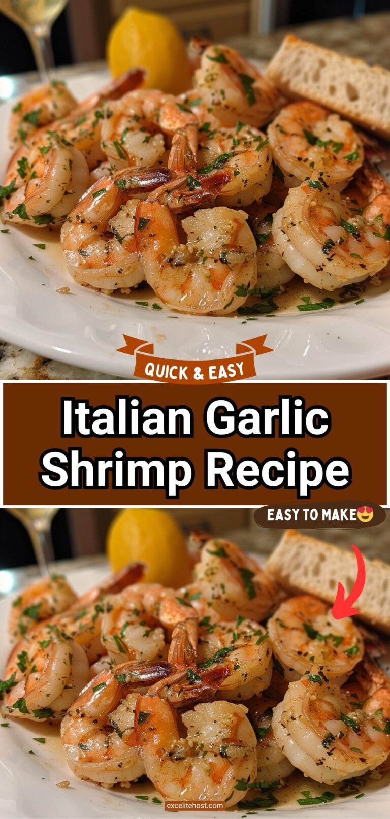 Italian Garlic Shrimp