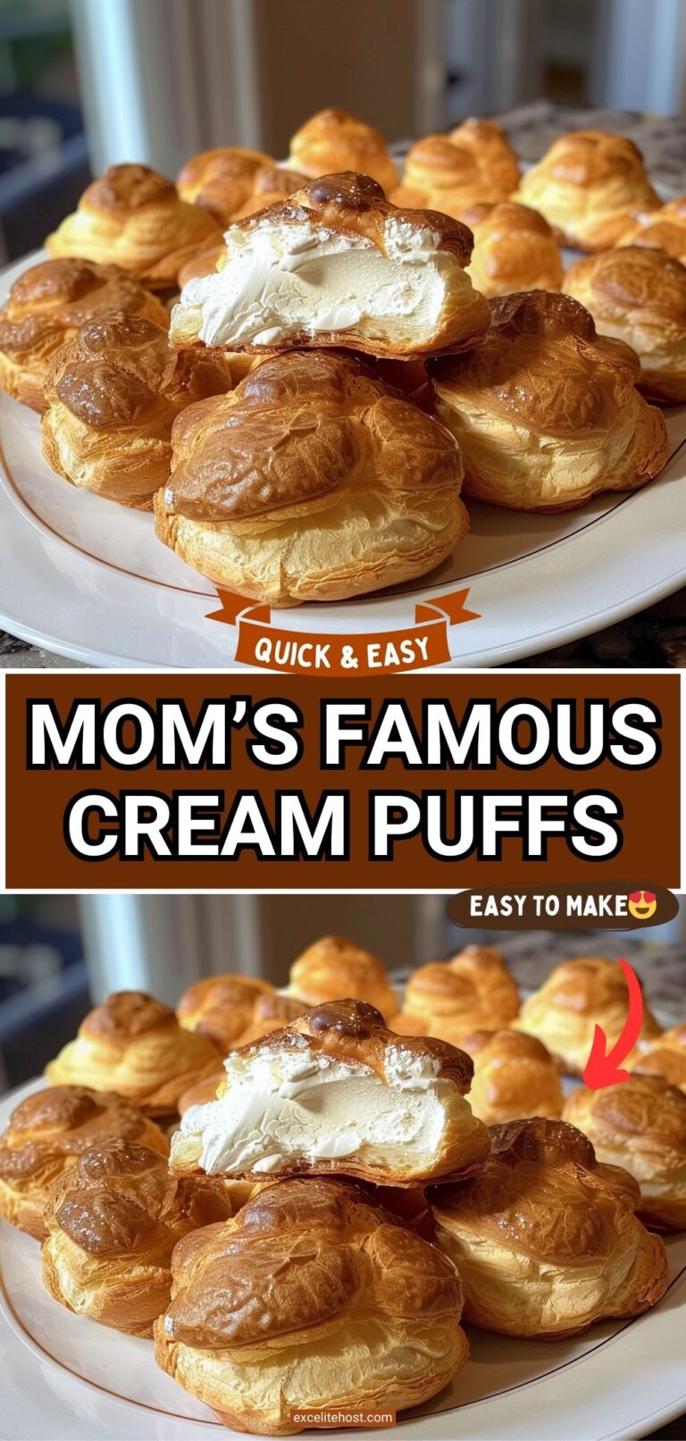 MOM’S FAMOUS CREAM PUFFS