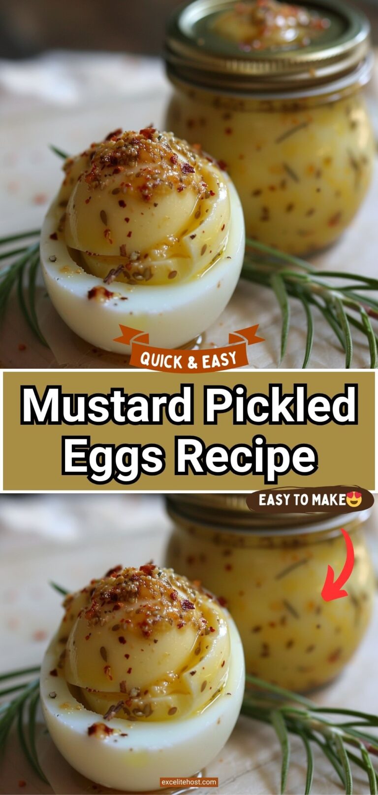 Mustard Pickled Eggs