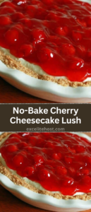 No-Bake Cherry Cheesecake Lush