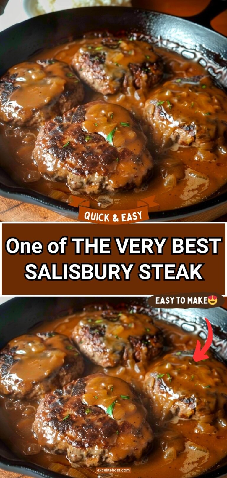 One of THE VERY BEST SALISBURY STEAK