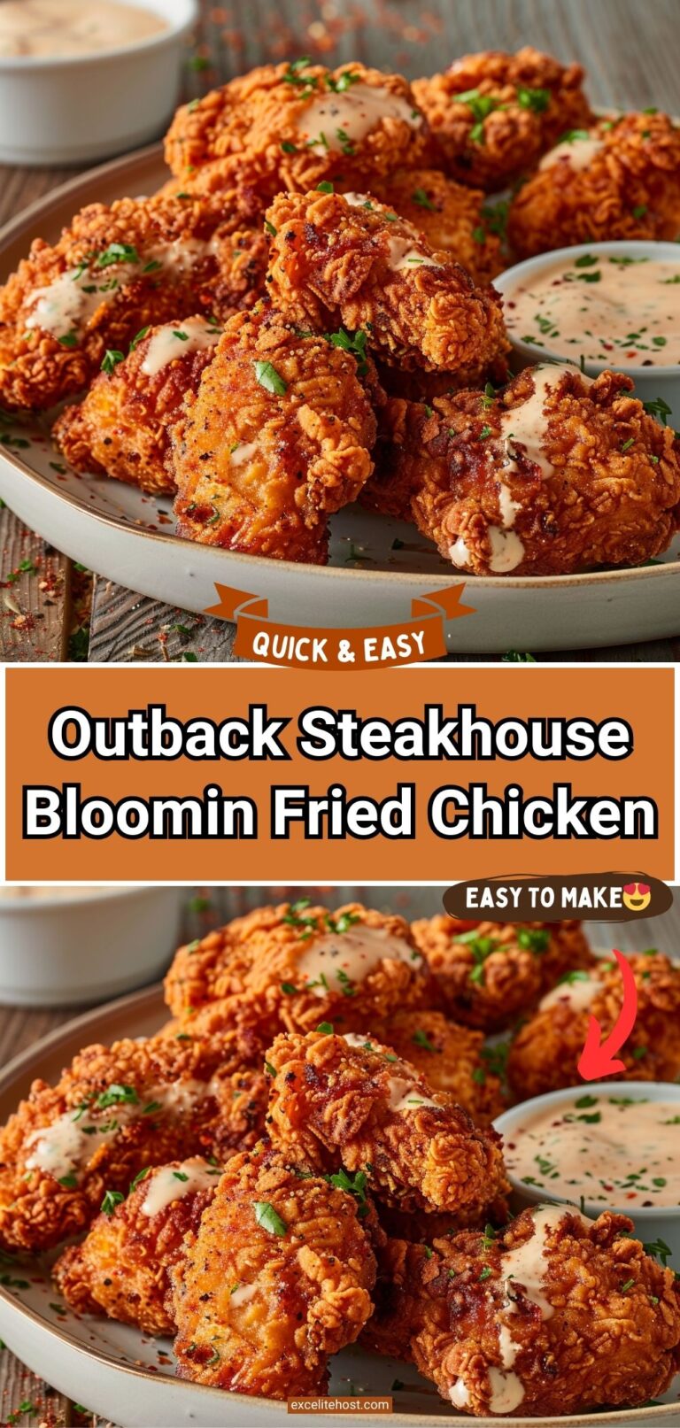 Outback Steakhouse Bloomin Fried Chicken
