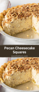 Pecan Cheesecake Squares