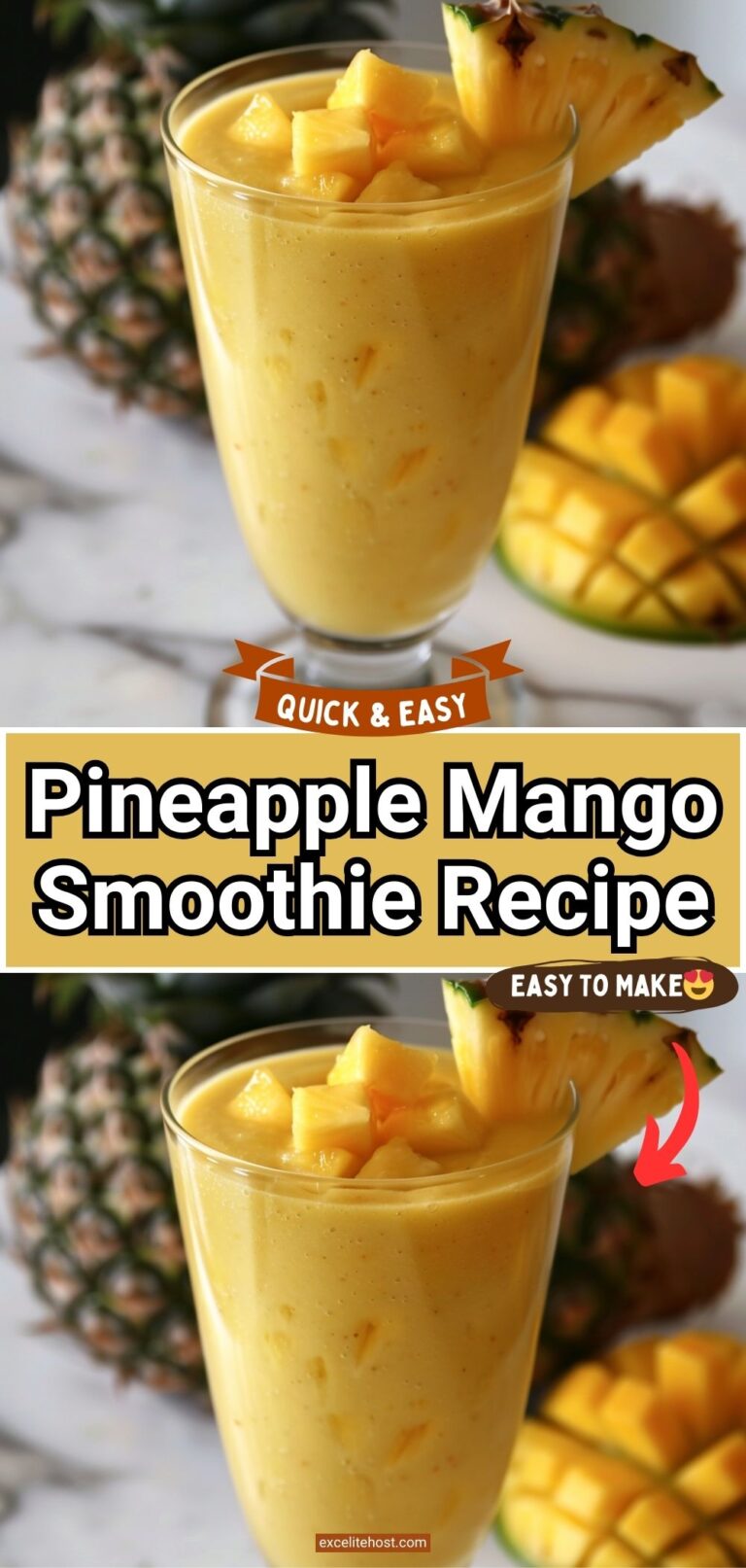 Pineapple Mango Smoothie