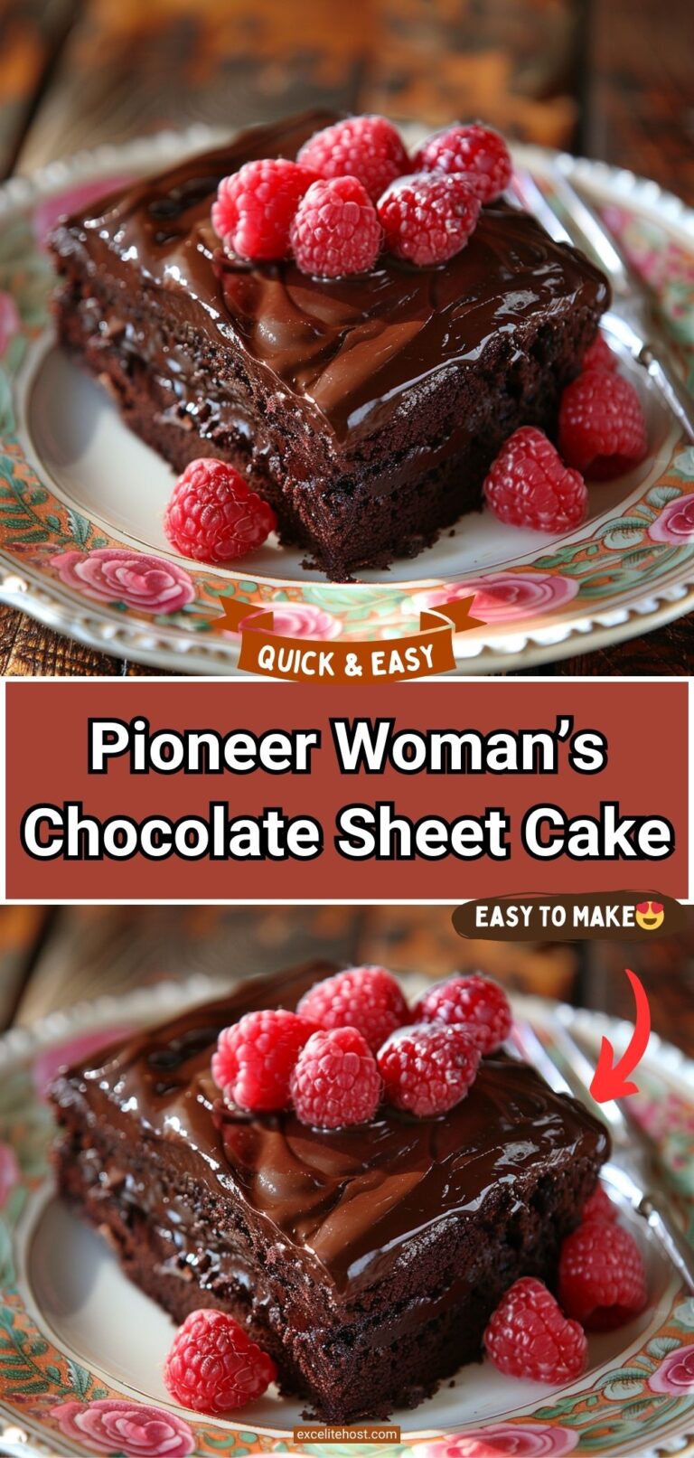 Pioneer Woman’s Chocolate Sheet Cake