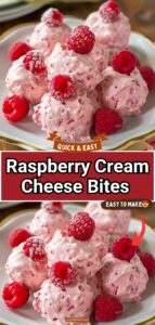 Raspberry Cream Cheese Bites Raspberry Cream Cheese Bites