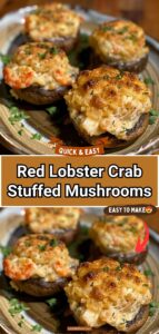 Red Lobster Crab Stuffed Mushrooms