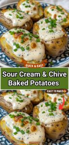 Sour Cream & Chive Baked Potatoes