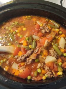 Vegetable Beef Soup Homemade vegetable beef soup