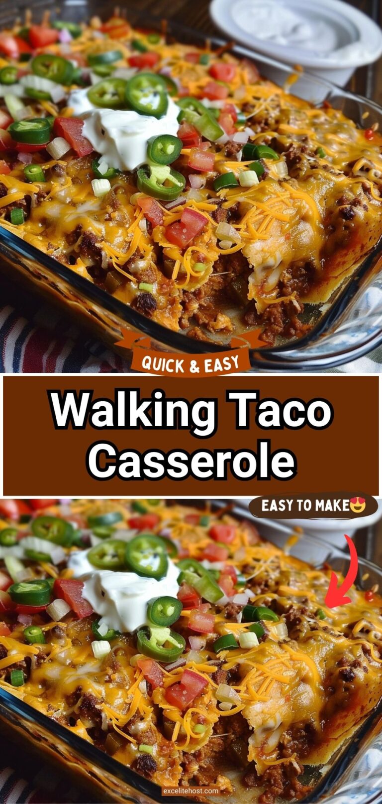 Walking Taco Casserole