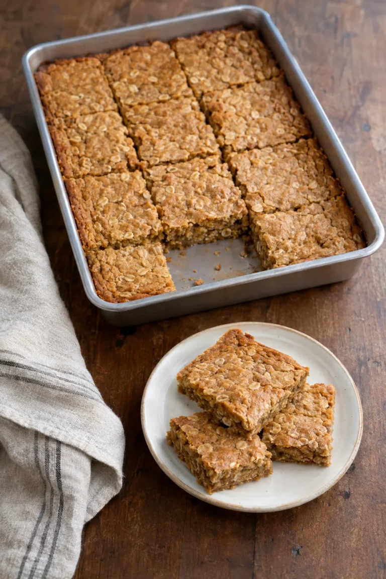 Classic Peanut Butter Lunch Lady Cookie Bars
